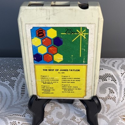 JAMES TAYLOR - The Best of James Taylor 8-Track Tape Serviced Tested Guaranteed