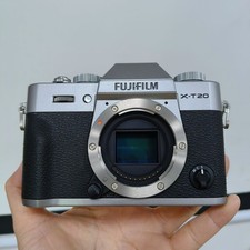 Fujifilm X-T20 Silver 24.3MP Mirrorless Digital Camera Body -90 New