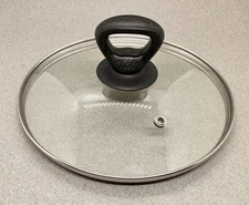 Replacement Glass Lid 8 1/8" Outer 7 3/4" Inner Rim Vented PL8