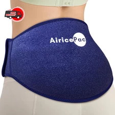 Ice Pack for Back Pain Relief, Reusable Gel Lower Back Wrap, Cold Compress