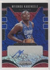 2019 Panini Prizm Rookie Signatures FOTL Blue Shimmer Mfiondu Kabengele Auto ow1