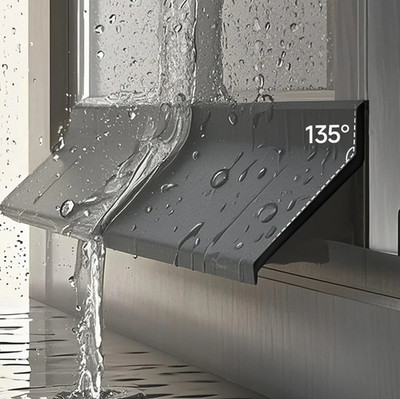 1pc Window Water Blocking Strip 1m Rainproof Sealing Weatherstrip - NEW