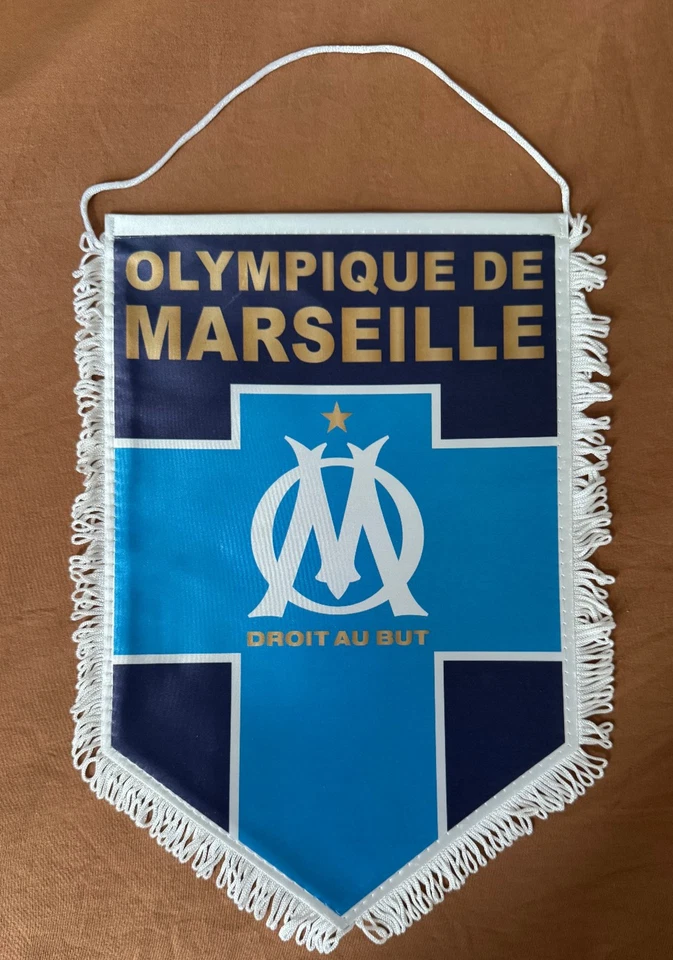 Football pennant grand fanion Olympique de Marseille OM Championnat de France - Photo 1/1