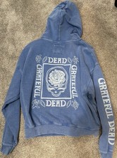 Grateful Dead  Co Hoodie Weir Sphere SMALL AE Jerry Garcia Rose Bolt