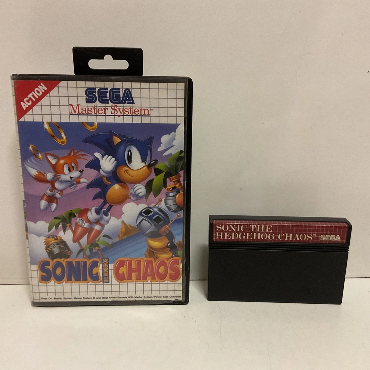 Jeu Sonic The Hedgehog – Sega Master System – Version PAL – Bon état