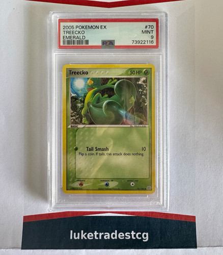 Treecko graded PSA 9 for sale on eBay