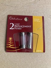3- PACKS OF 2 FUSES 7 AMP 1-1/4 STRING CHRISTMAS LIGHTS