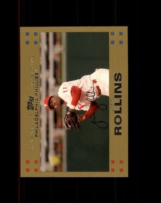 Jimmy Rollins 2007 Topps Gold /2007 #265 Philadelphia Phillies