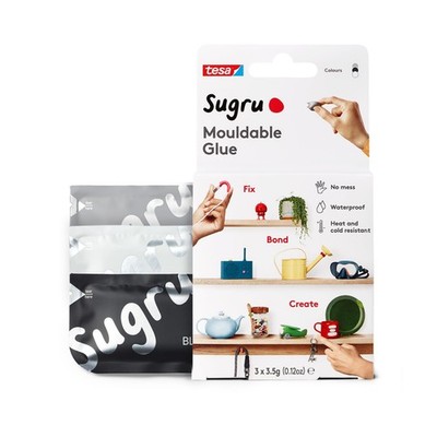 Sugru Silicone Super Glue  Waterproof AllPurpose Wall Putty + Moldable Glue f...
