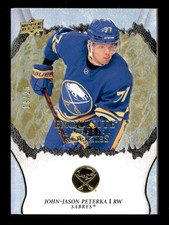 JOHN-JASON PETERKA 2021/22 UD EXQUISITE #R-1 GOLD ROOKIE CARD RC #18/25 T7113