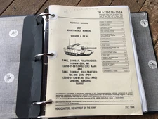 ARMY TECHNICAL MAINTENANCE MANUAL TANK 1988