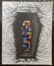 Metallica World Magnetic Tour 2008-09-10 Programme 28x36cm VGC