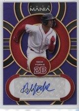 2023 Wild Card Mania Circles Purple Rainbow /25 Nick Yorke #AM-C33 Auto 2y0