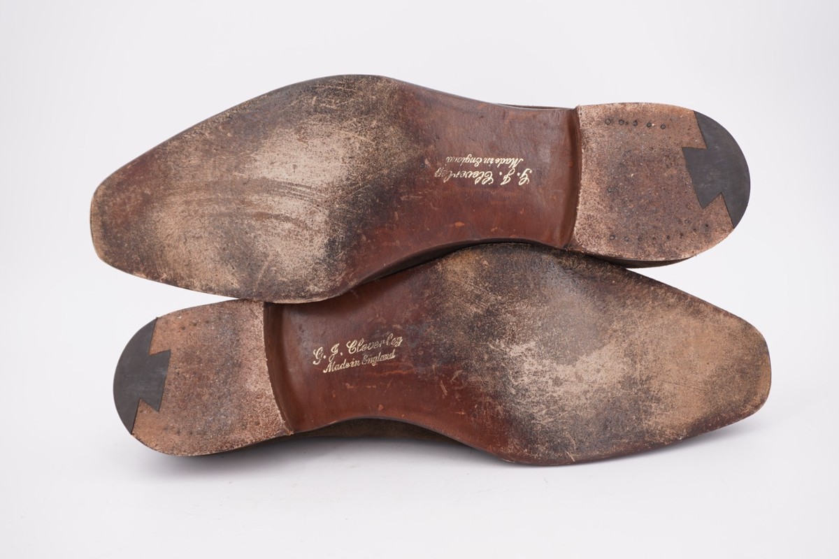 $960 | CROCKETT & JONES x GEORGE CLEVERLEY 11.5 D UK 10.5 LOAFER 