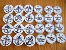 seafarer Boat Buttons: Nautical Embellishments (20mm) - 24pcs