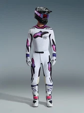 NEW ALPINESTARS 2026 SUPERTECH AFD VISTA RACE KIT SUIT WHITE PURPLE BLACK MX MTB