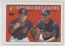 1988 Topps Record Breakers Phil Niekro Joe Niekro #5 HOF 0r0a