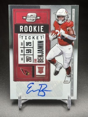 2020 Panini Contenders Optic - Rookie Ticket Autographs Eno Benjamin #197...