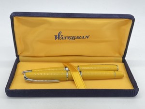 WATERMAN France Charleston Ballpoint & Rollerball Pen Set w/ OMP Box