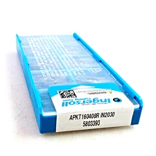 Ingersoll APKT 160408R IN2030 Carbide Milling Inserts (Box of 10)