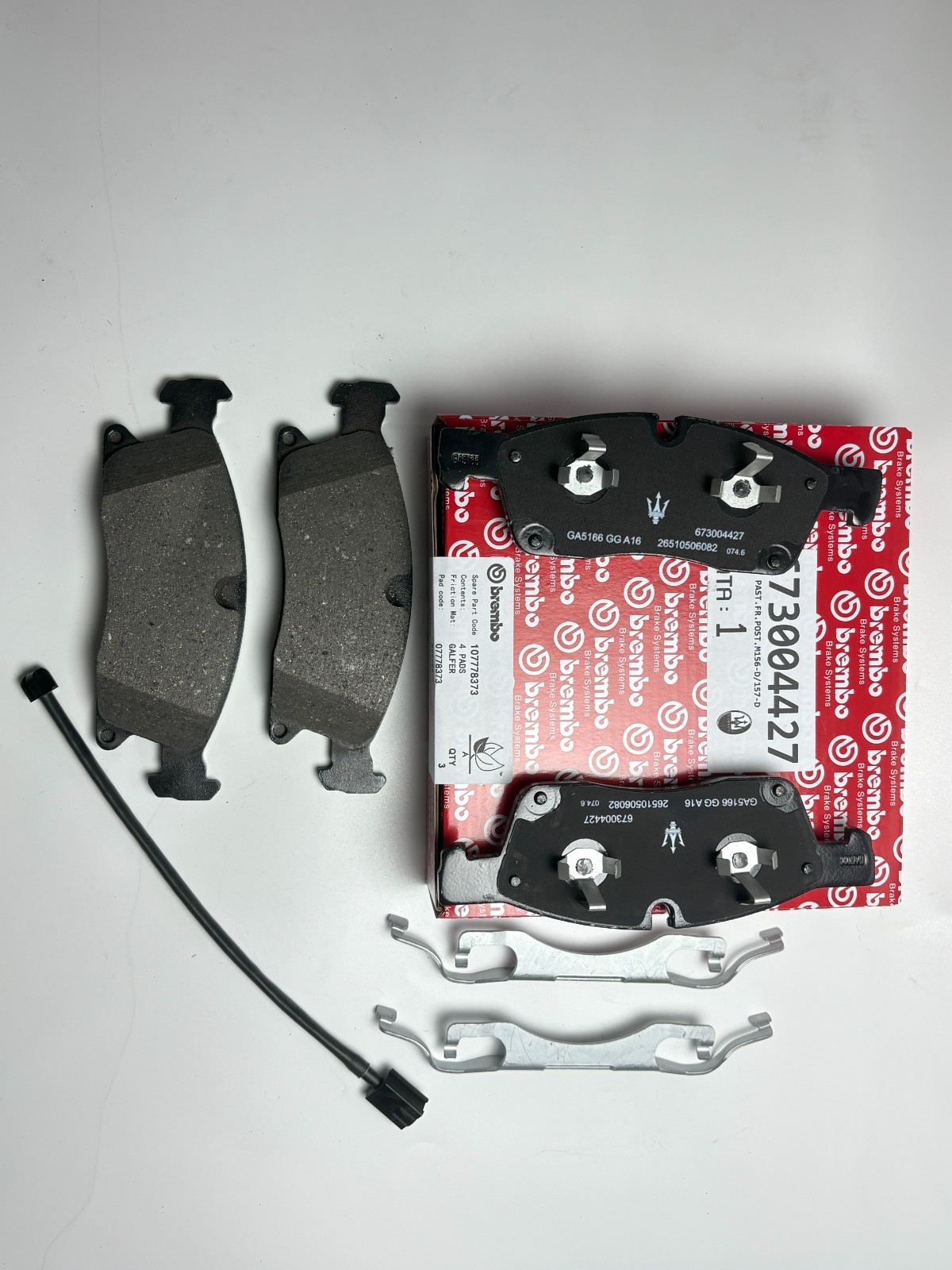 GEN Front & Rear Brake Pads Set for Maserati Levante (2017-2022) 3.0/3.8L USA