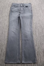 rag  bone Women's Bootcut Jeans Gray Wash Stretch Size 25 25x27 Mid-rise