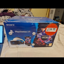 Sony PlayStation VR Headset Bundle CUH-ZVR2 120Hz Built-In Mic VR Worlds