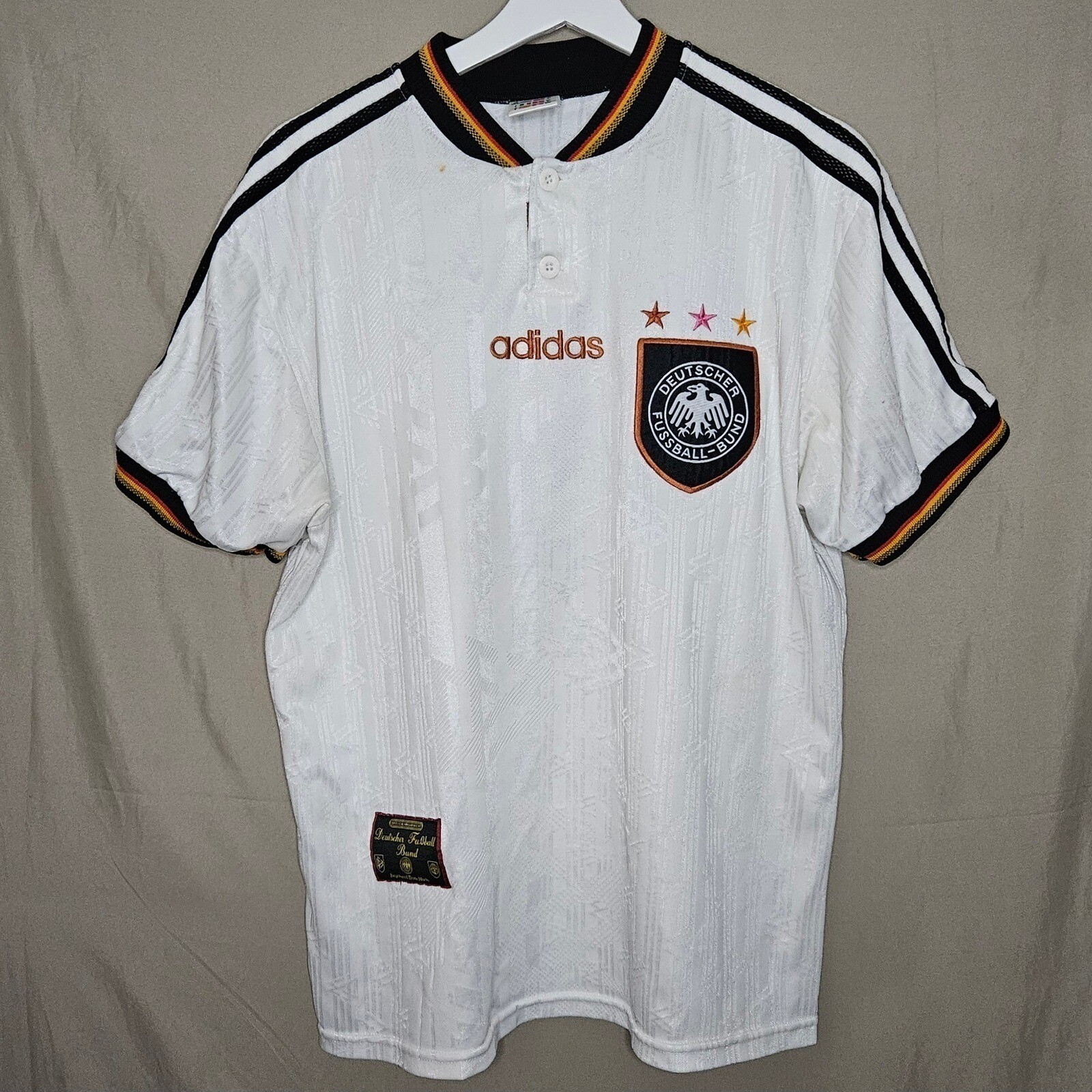 Vintage Adidas Germany Soccer Jersey SC Germania 6 Rheinlander