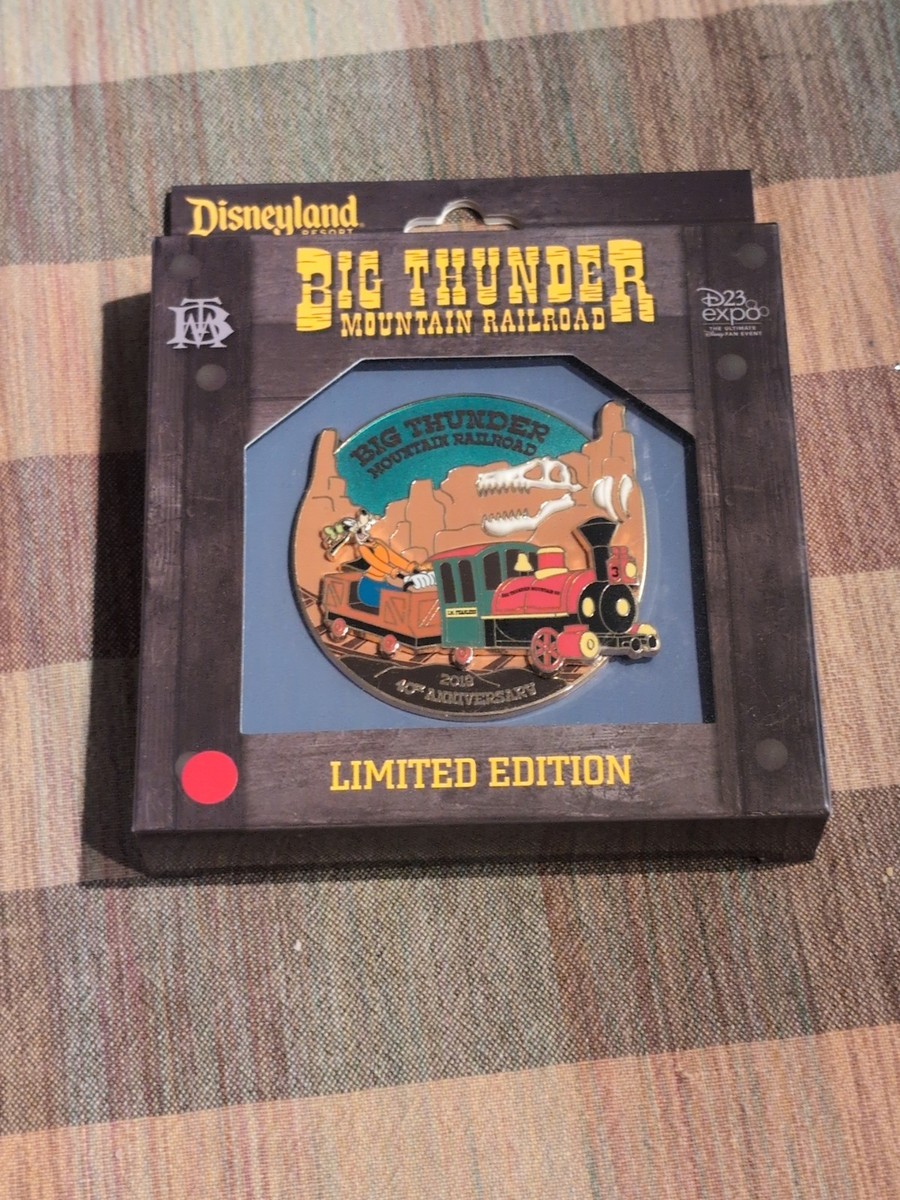 D23 Expo BIG THUNDER MOUNTAIN RAILROAD 40th Anniversary Jumbo Pin