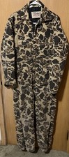 Vintage Walls Blizzard Pruf Coveralls Mens Small Camo Made USA Insulated Hunting