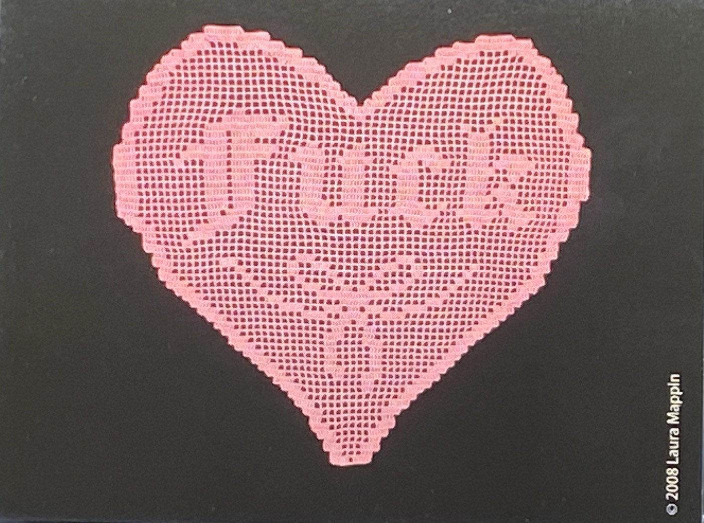 Funny Rare Out Of Print Postcard “Fuc*”from an artist gallery opening 2008