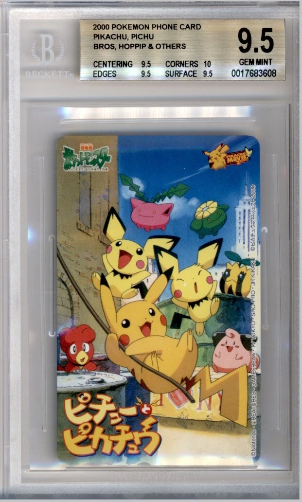 Collectible Individual Grade 9.5 Pikachu Pokémon TCG Card Games in