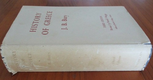HISTORY OF GREECE J B BURY Third Edition 1959 Hard Cover Dust Jacket BOOK - Picture 8 of 9