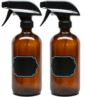 2 Pack Firefly Craft Amber Glass Spray Bottles With Chalkboard Labels, 16 Ounces on sale 2 Pack Firefly Craft Amber Glass Spray Bottles With Chalkboard Labels, 16 Ounces on sale