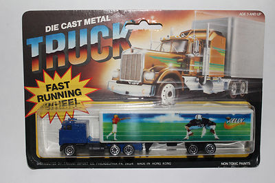 Playart Majorette Road Champs ''Kelly Football Helmets'' Semi Truck Blister Pack