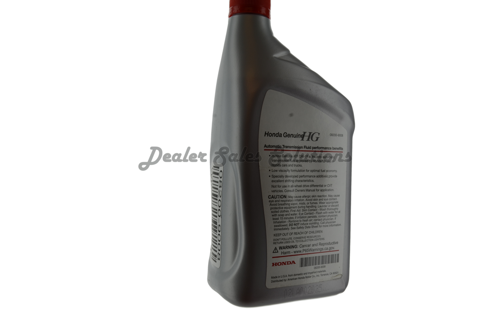 Genuine Honda ATF DW1 Automatic Transmission Fluid 1 Quart OEM