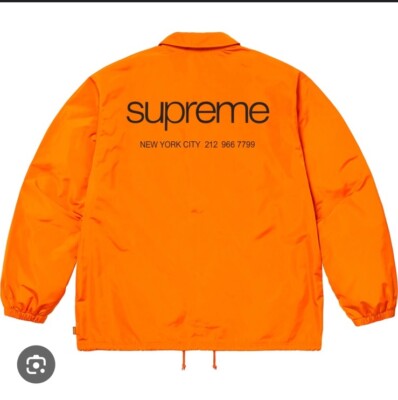 SMALL- Supreme NYC Coaches Jacket | eBay