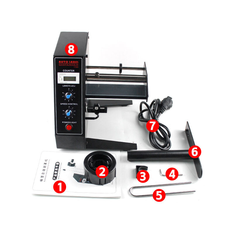 Automatic Label Dispenser Label Stripper Sticker Separating Machine 10 ...