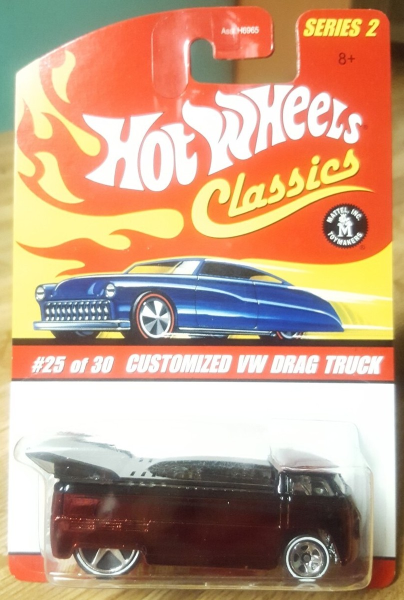 ミニカー HotWheels Classics VW DRAG TRUCK Amazon.com: Hot Wheels Classics Series 2 Customized Orange