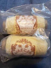 Jaeger of England Sunlin-Spun 50% Irish Linen 50% Acrylic Orion Brand New Yellow