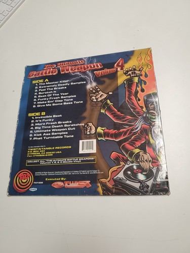 DJ Twist – The Ultimate Battle Weapon Volume 4 LP Red Marble 1997 UVG+ - Picture 3 of 4