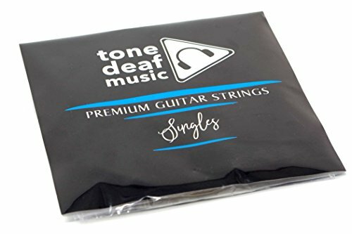 5 Pack of Electric or Acoustic Guitar Strings - 010 gauge Top E 1st ...