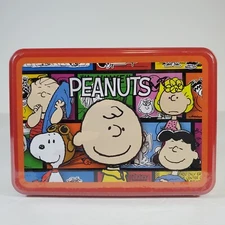 Aquarius Peanuts Special Edition Playing Card Set Tin Box 2 Deck of Cards