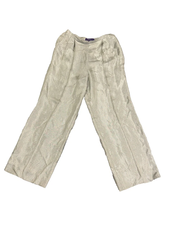 Calça social RALPH LAUREN etiqueta roxa metálica perna reta, tamanho 12 - Imagem 4 de 4