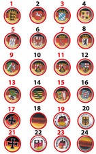 DEUTSCHLAND "BUTTONS" BUNDESLÄNDER/WAPPEN/GERMANY/PATRIOT/TEIL 1/ANSTECKER/PIN