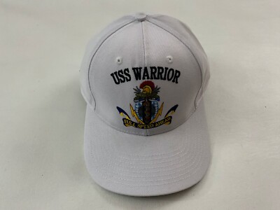 ussキャップ uss warrior mcm-10 公式 実物 アメリカ軍 新品 uss