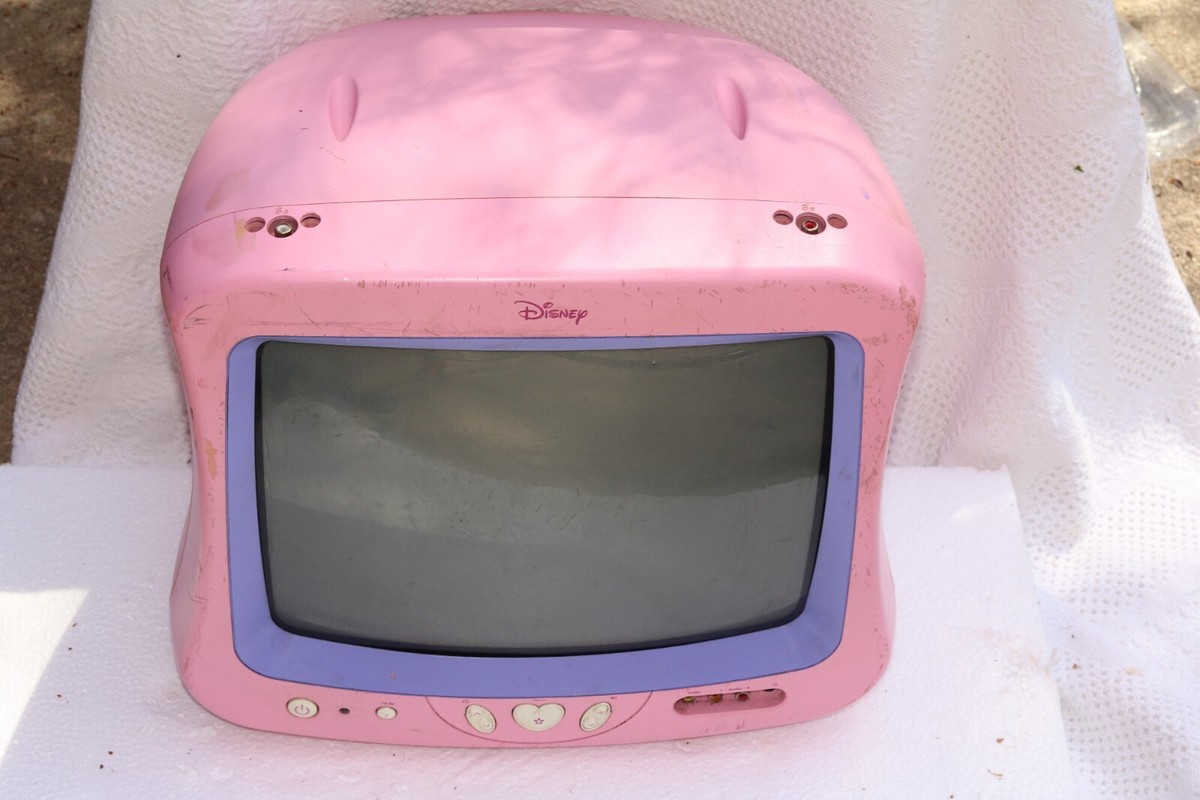 Disney ピンク CRTテレビ+DVDプレーヤー Disney Princess Pink 13