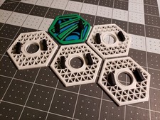 Major Matt Mason Stand Base X4, Calisto Stand Base X1 New