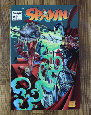 1993 Image Comics SPAWN #15 First Printing Todd McFarlane VF/VF+