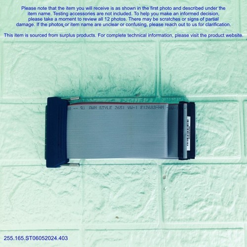 NATIONAL INSTRUMENTS 182762D-01, Cable NEW MISSING BAG as photos, sn:4588, FedEx - Picture 10 of 15